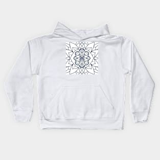 quad boho mandala Kids Hoodie